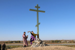 Поклонный крест в память о погибших на СВО воинах установили в Поспелихинском районе 