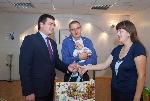Алексей Кривенко принял участие в имянаречении сотого новорожденного