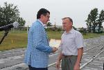 Алексей Кривенко поздравил участников спартакиады в Родинском районе