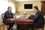 Председатель АКЗС провел рабочую встречу с председателем Счетной палаты региона 