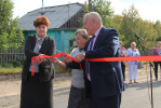 Сергей Серов принял участие в открытии после капитального ремонта дороги в селе Баево 