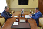 Председатель АКЗС встретился с Уполномоченным по защите прав предпринимателей в Алтайском крае 