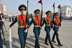 В краевой столице прошел парад войск Барнаульского гарнизона