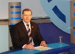 Эфир телепрограммы «Актуальное интервью»
