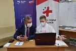 Председатель АКЗС поработал на «горячей линии» волонтерского штаба помощи пожилым людям 