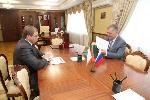 Александр Романенко встретился с новым директором Алтайского филиала Россельхозбанка