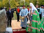 В Барнауле освящен камень в основание будущего Спасского кафедрального собора