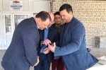 Анатолий Вытоптов и Николай Данилин проверили ход ремонта в Ребрихинской школе