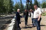 Юрий Матвейко в Алейске посетил ремонтные площадки и объекты благоустройства
