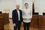 Александр Локтев вручил спортивные стипендии в ходе парламентского урока